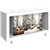 Hybrid Pro Modular Counter 02 is a stylish counter solution for any exhibit, featuring accessible storage with locking doors, choice of opaque or backlit push-fit fabric graphics and top laminated accent panel cover.