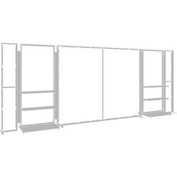 20ft x 8ft Hybrid Pro Modular Kit 36 | Hardware Only | Trade Show Displays