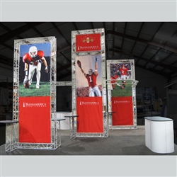 20 x 20 Custom Island Trade Show Exhibit - Display Design # 49438