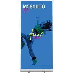 36in Mosquito 900 Retractable Banner Stand Display with Vinyl Banner is the perfect addition to any display. Mosquito 900 Retractable Banner Stand called roll up banner stands or pull up banner stands