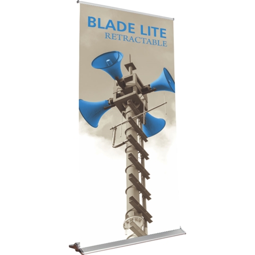 48in Blade Lite 1200 Retractable Banner Stand with Vinyl Banner are the perfect marketing solutions for trade show booths, exhibits and displays. Full line of trade show displays, pop up booths, retractable banner stands, table top displays, banner stands