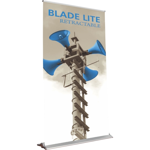 60in Blade Lite 1500 Retractable Banner Stand with Fabric Banner are the perfect marketing solutions for trade show booths, exhibits and displays. Full line of trade show displays, pop up booths, retractable banner stands, table top displays, banner stand