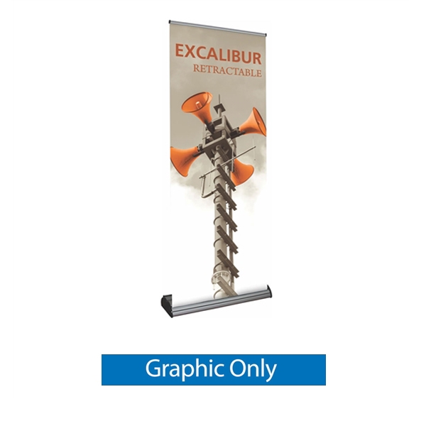 Replacement Vinyl Banner for Excalibur 800 Double-Sided Banner Stand . Excalibur has become a market leader, proving its dependability trade show after trade show. Full line of trade show displays, pop up booths, retractable banner stands