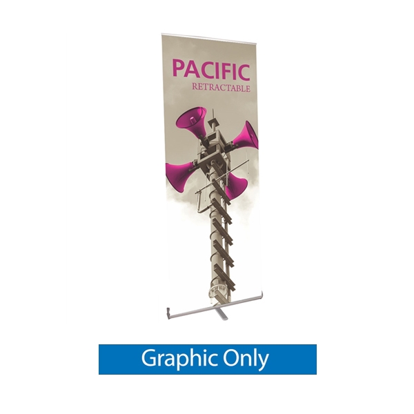 Replacement Fabric Banner for Pacific 800 Retractable Banner Stand Display. Pacific 800 is the perfect addition to any trade show or event display, exhibit, booth. High quality of Retractable, Roll Up Banner Stands, Pull Up Banners single or double sided