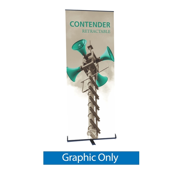 Replacement Fabric Banner for Contender Standard Silver Retractable Banner Stand.It is the perfect addition to any trade show or event display, exhibit, booth. High quality of Retractable, Roll Up Banner Stands, Pull Up Banners single or double sided