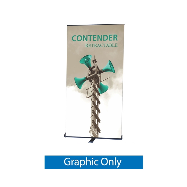Replacement Vinyl Banner for Contender Monster Retractable Banner Stand. It is the perfect addition to any trade show or event display, exhibit, booth. High quality of Retractable, Roll Up Banner Stands, Pull Up Banners single or double sided