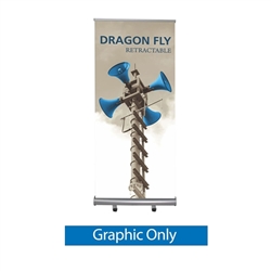 Replacement Vinyl Banner for Dragon Fly Double-Sided Retractable Stand . Retractable banners provide mobile presentation solutions for trade show display booths, retail stores, restaurants, and hotels. Advertising that stands up and stands out!