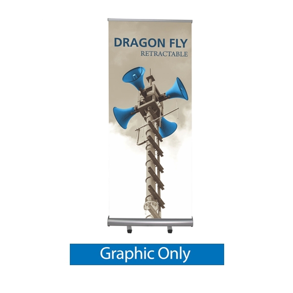 Replacement Fabric Banner for Dragon Fly Double-Sided Retractable Stand . Retractable banners provide mobile presentation solutions for trade show display booths, retail stores, restaurants, and hotels. Advertising that stands up and stands out!