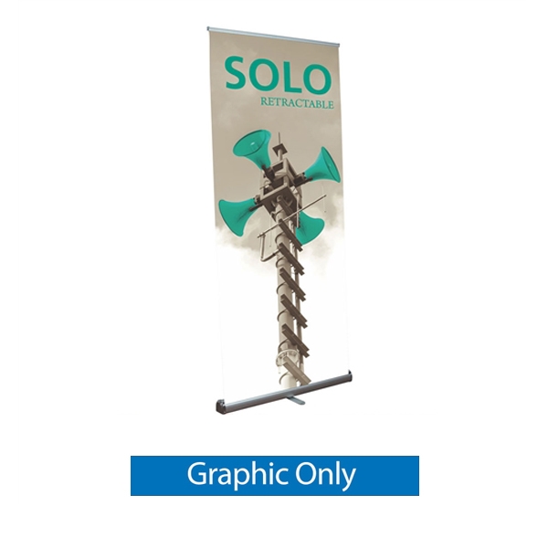 Replacement Vinyl Banner for Solo 800 Retractable Banner Stand Display. It is the ideal addition to any event trade show display. Start Retractable Banner Stand is an affordable, compact stand. It's a sleek and sturdy retractable, swivel foot banner stand