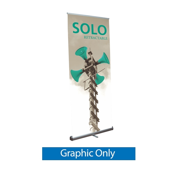 Replacement Fabric Banner for Solo 800 Retractable Banner Stand Display. It is the ideal addition to any event trade show display. Start Retractable Banner Stand is an affordable, compact stand. It's a sleek and sturdy retractable, swivel foot banner stan