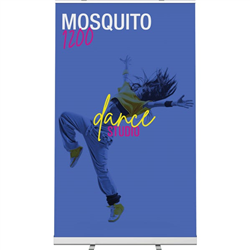48in Mosquito 1200 Retractable Banner Stand Display with Vinyl Banner is the perfect addition to any display. Mosquito 1200 Retractable Banner Stand called roll up banner stands or pull up banner stands