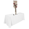 16in x 63in Phoenix Mini Fabric Banner Retracor Tabletop Banner Stand - a small tabletop-sized version of larger roll-up signs. View a wide variety of portable tabletop banner stands to use at your trade shows, events and conferences