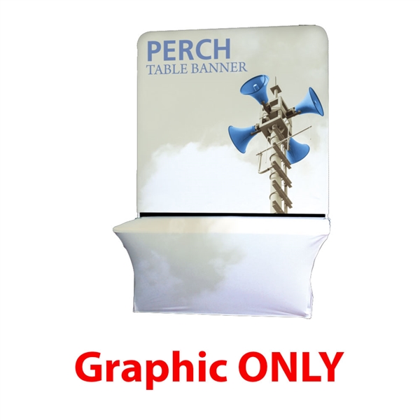 8ft Perch Tall Table Pole Banner Graphic Only will provide you both stability and striking looks. Street Pole Banners, avenue banners, or main street banners; call them what you like we have them.