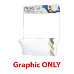 8ft Perch Short Table Pole Banner Graphic Only will provide you both stability and striking looks. Street Pole Banners, avenue banners, or main street banners; call them what you like we have them.