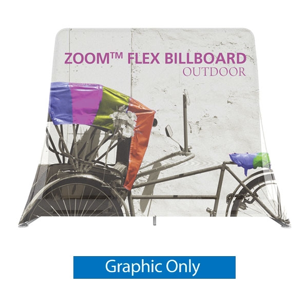 107in x 86in Zoom Flex Outdoor Billboard (Single-Sided Graphic Only)