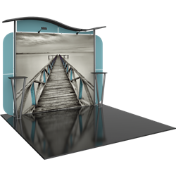 Linear 10ft x 10ft Kit 25 Trade Show Display provides the looks, style and sophistication of a custom exhibit with the ease, convenience and value that you are looking for. The Linear range of portable exhibits is designed to ship with minimal lead time