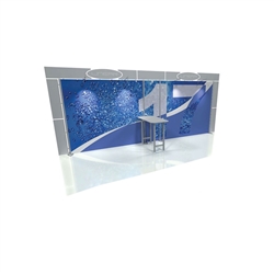 Linear 10ft x 20ft Kit 17 Trade Show Display provides the looks, style and sophistication of a custom exhibit with the ease, convenience and value that you’re looking for. The Linear range of portable exhibits is designed to ship with minimal lead time