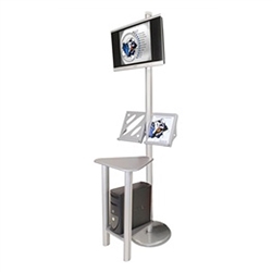 Linear Monitor Trade Show Kiosk Kit 2 Compliment your Linear Trade Show Display while adding excitement and attention to your trade show booth with these sleek attractive Linear Monitor Trade Show Kiosk Kit . Each Linear Monitor Trade Show Kiosk Kit