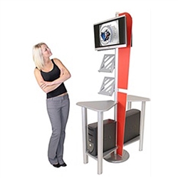 Linear Monitor Trade Show Kiosk Kit 3 Compliment your Linear Trade Show Display while adding excitement and attention to your trade show booth with these sleek attractive Linear Monitor Trade Show Kiosk Kit . Each Linear Monitor Trade Show Kiosk Kit 3