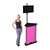 Linear Monitor Trade Show Kiosk Kit 05 Compliment your Linear Trade Show Display while adding excitement and attention to your trade show booth with these sleek attractive Monitor Stand Multi Media Kiosk with Printable Panels Linear Kit