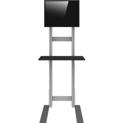 Freestanding Kiosk for 37-70in TV Monitor with Shelves help to set up your large screen LCD or plasma flat panel monitors at your trade show booth. Trade Show Kiosks and Monitor Stands: The best quality and variety of kiosks and monitor stands for trade
