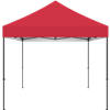 Outdoor 10ft x 10ft  Zoom Tents offer heavy duty commercial-grade popup frames designed for professional use. Canopies can customized with full color printing to display your company branding. Showcase your business name with our outdoor event tent