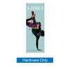 2ft x 5ft X-Tend 1 Spring Back Banner Stand | Hardware Only