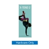 2ft x 6ft X-Tend 2 Spring Back Banner Stand | Hardware Only