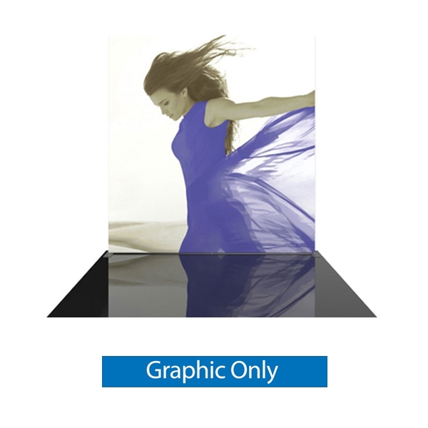 10ft x 10ft Formulate Master Straight Display Single Sided Graphic Only. This display offers graphic area to get you noticed at your trade show! Formulate Displays are available in three layouts: straight, horizontally curved, and vertica