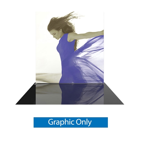 12ft x 8ft Formulate Master Straight Single Sided Graphic Only. This display offers graphic area to get you noticed at your trade show! Formulate Displays are available in three layouts: straight, horizontally curved, and vertica