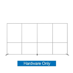 12ft x 8ft Formulate Master Straight Display Hardware Only. This display offers graphic area to get you noticed at your trade show! Formulate Displays are available in three layouts: straight, horizontally curved, and vertica