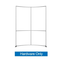8ft x 10ft Formulate Master Horizontal Curve Display Hardware Only. This display offers graphic area to get you noticed at your trade show! Formulate Displays are available in three layouts: straight, horizontally curved, and vertica