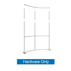 2ft Formulate Curved Height Extension Hardware - 3 Poles. This display offers graphic area to get you noticed at your trade show! Formulate Displays are available in three layouts: straight, horizontally curved, and vertica