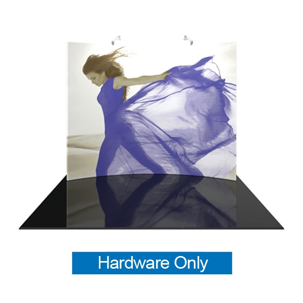 Hardware Only for Orbus Formulate HC2 10ft Horizontally Curved Fabric Display.Versatility of this frame allows you to change graphics easily to create a totally fresh display for next trade show or event