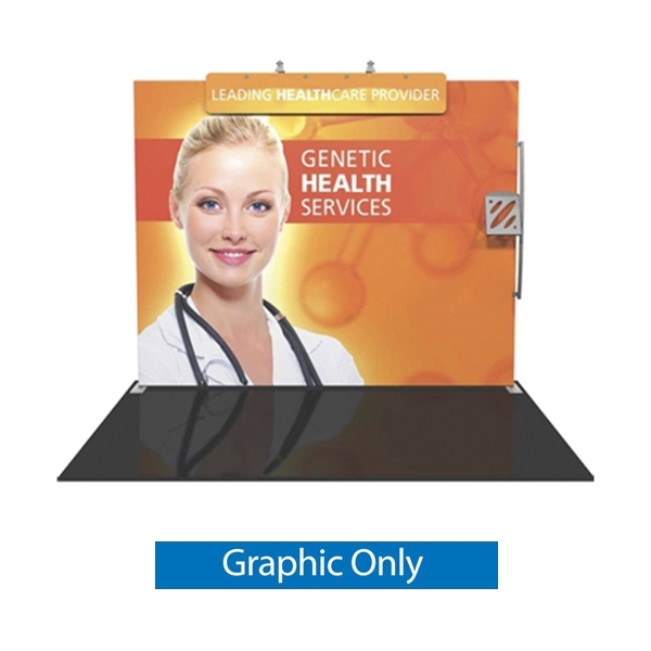 Replacement Fabric for Formulate S3 10ft Straight Backwall Tension Fabric Display Kit. We offer fabric trade show banners, stretch fabric trade show booth kit, fabric tradeshow booth walls, hop up tension fabric display, showstopper exhibits