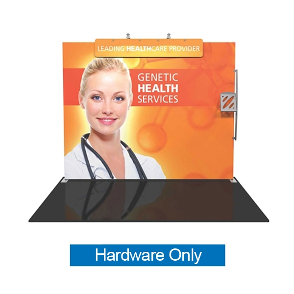 Hardware for Formulate S3 10ft Straight Backwall Tension Fabric Display Kit. We offer fabric trade show banners, stretch fabric trade show booth kit, fabric tradeshow booth walls, hop up tension fabric display, showstopper exhibits