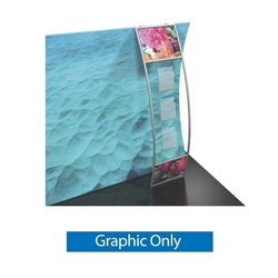 Graphic for Formulate Stand-off Literature Pockets. Display pamphlets, booklets and other literature on a stand-off designed to complement your Formulate tension fabric display.