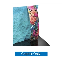 The Formulate Stand-off Pillowcase Graphic Ladder adds a stunning graphic accent to any tradeshow display. This one-of-a-kind Formulate accessory works with either 10’ or 20’ backwalls and includes its own frame and pillowcase graphic.