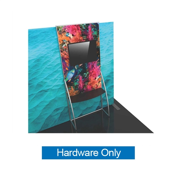 Formulate Backwall Accent 10 Hardware Only adds a stunning graphic accent to any tradeshow display. This one-of-a-kind Formulate accessory works with either 10ï¿½ or 20ï¿½ backwalls and includes its own frame and pillowcase graphic.