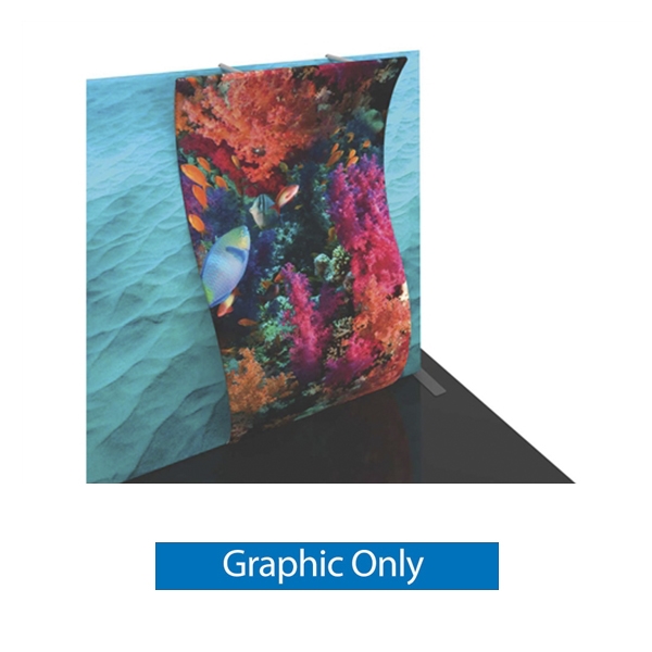 Graphic for Formulate Backwall Accent 13 adds a stunning graphic accent to any tradeshow display. This one-of-a-kind Formulate accessory works with either 10ï¿½ or 20ï¿½ backwalls and includes its own frame and pillowcase graphic.