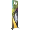 Formulate Tension Fabric Essential Banner 600 Straight with Single-Double Graphic features a simple straight bungee-corded tube frame and a fabric graphic that simply slips over the frame. Perfect for any environment - from retail to trade show!