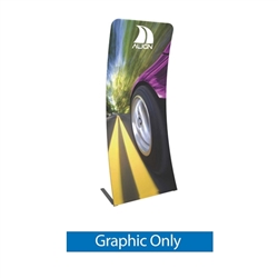 Graphic for Formulate Essential Tension Fabric Banner 920  Curved features a simple straight bungee-corded tube frame and a fabric graphic that simply slips over the frame. Perfect for any environment - from retail to trade show!