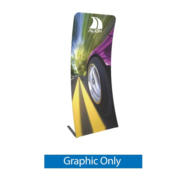 Graphic for Formulate Essential Tension Fabric Banner 920  Curved features a simple straight bungee-corded tube frame and a fabric graphic that simply slips over the frame. Perfect for any environment - from retail to trade show!