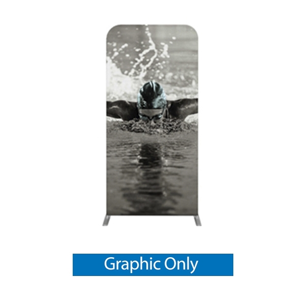 Formulate Tension Fabric Essential Banner 1000 Straight with Double-Sided Graphic features a simple straight bungee-corded tube frame and a fabric graphic that simply slips over the frame. Perfect for any environment - from retail to trade show!