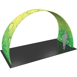 20ft w x 12ft h Formulate Arch 03 Fabric Display Hardware and Fabric add architecture and design to any event or interior space! Easily create and define a stunning entryway, focal point or stage set at your next tradeshow or event with Formulate Arches.