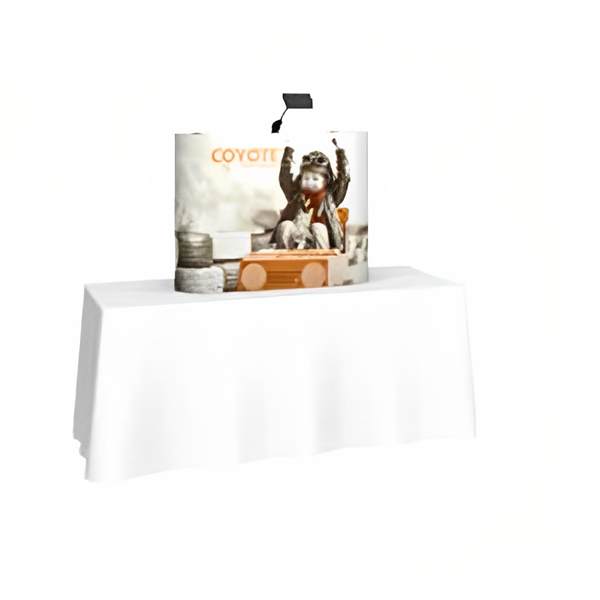 3ft x 3ft Coyote Straight Tabletop Display Kit