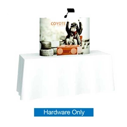 3ft x 3ft Coyote Curved Tabletop Display | Hardware Only