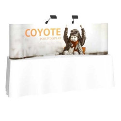 8ft x 3ft Coyote Curved Tabletop Display Kit