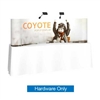 8ft x 3ft Coyote Curved Tabletop Display | Hardware Only