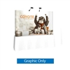 8ft x 5ft Coyote Curved Tabletop Display | Graphic Only
